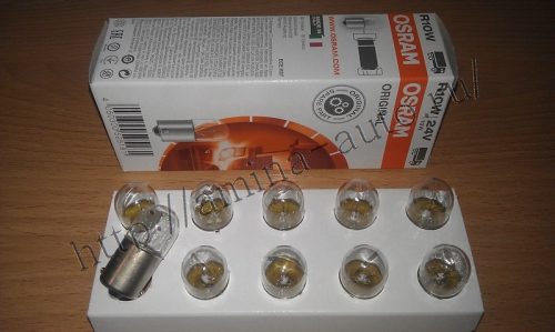 Автолампа 24V R10W 5637 (OSRAM) (BA15s)