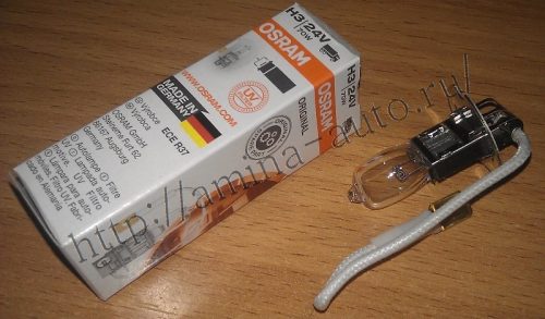 Автолампа H3 24V 70W 64156 (OSRAM) (PK22s) с проводом